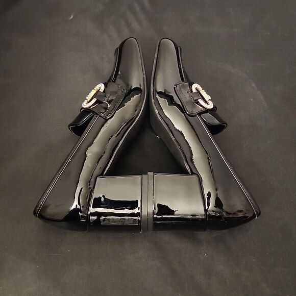 BRAND NEW BAMBOO DOLL RHINESTONE CHAIN LINING WOMEN'S LOAFERS - Picture 11 of 14